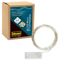 Idena Lichterkette 10 LED warmweiß 6h Timer 1,2m