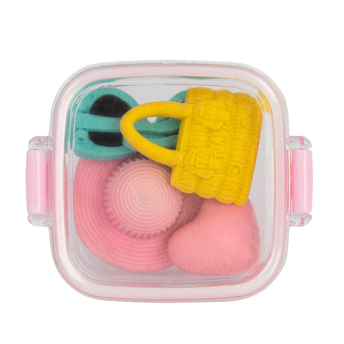Idena Radierer Fashion Accesoires 4 Stück Box