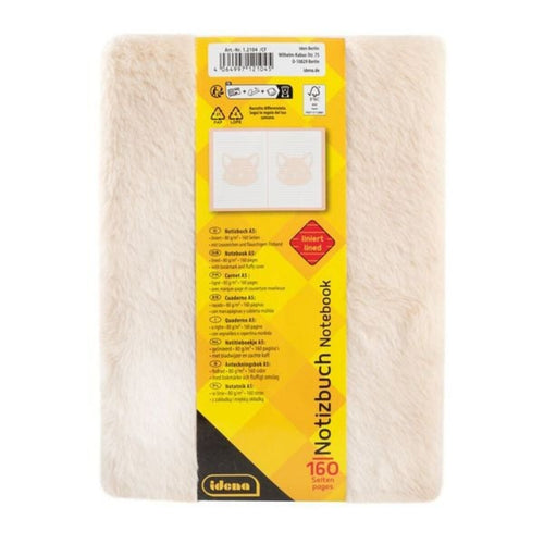 Idena Notizbuch Fluffy Katze liniert 80 Blatt 80g/m² DIN A5