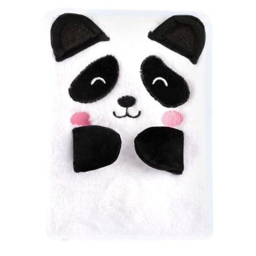 Idena Notizbuch Fluffy Panda liniert 80 Blatt 80g/m² DIN A5