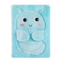 Idena Notizbuch Fluffy Raupe liniert 80 Blatt 80g/m² DIN A5