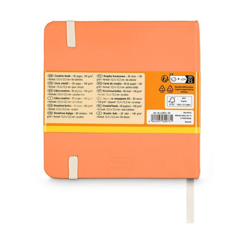 Idena Kreativbuch für Skizzen 80 Seiten 140g/m² 12,5x12,5cm
