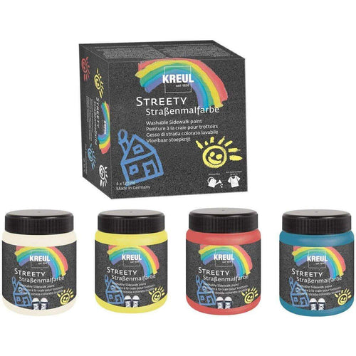 KREUL Streety Straßenmalfarbe Starter Set 120 ml