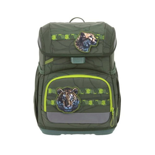 Lässig Schulranzen Set 6-teilig Light Unique Jungle Grün 21 Liter