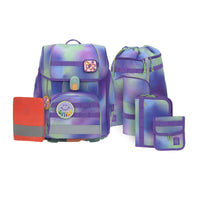 School Set Boxy Unique gradient green/purple