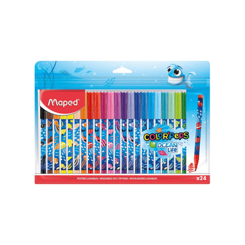 Maped Filzstifte OCEAN LIFE Color Peps 24 Stück
