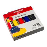 Royal Talens Amsterdam Standard Series acrylic paint mixing set 5x 120 ml