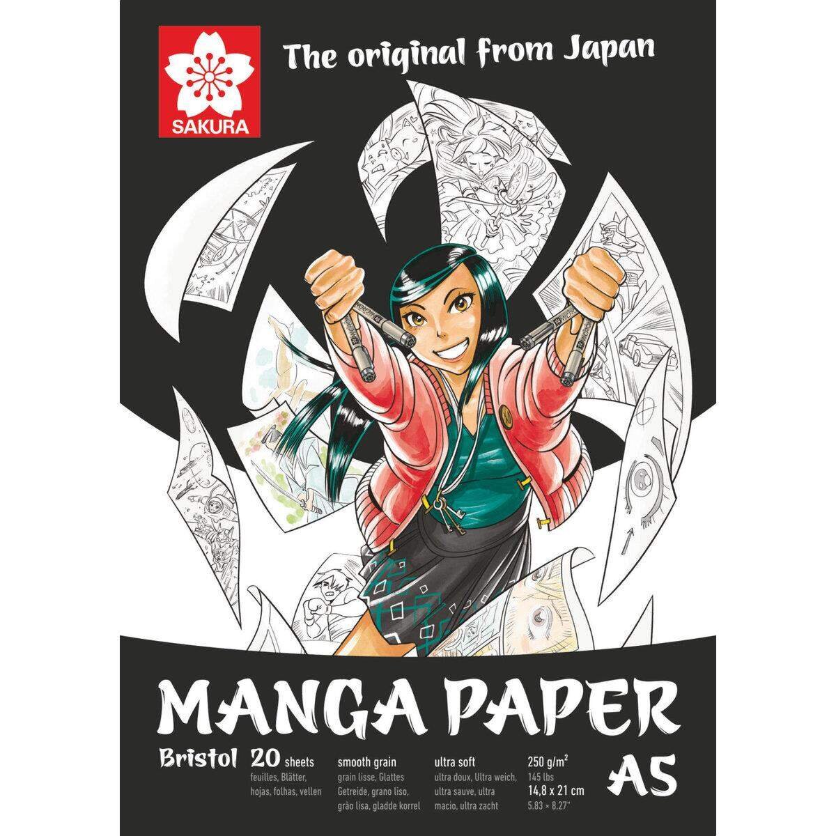 Sakura Layoutblock 250g A5 20 Blatt Manga