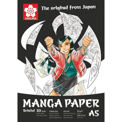 Sakura Layoutblock 250g A5 20 Blatt Manga