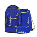 Satch PACK Schulrucksack Set Blue Climber