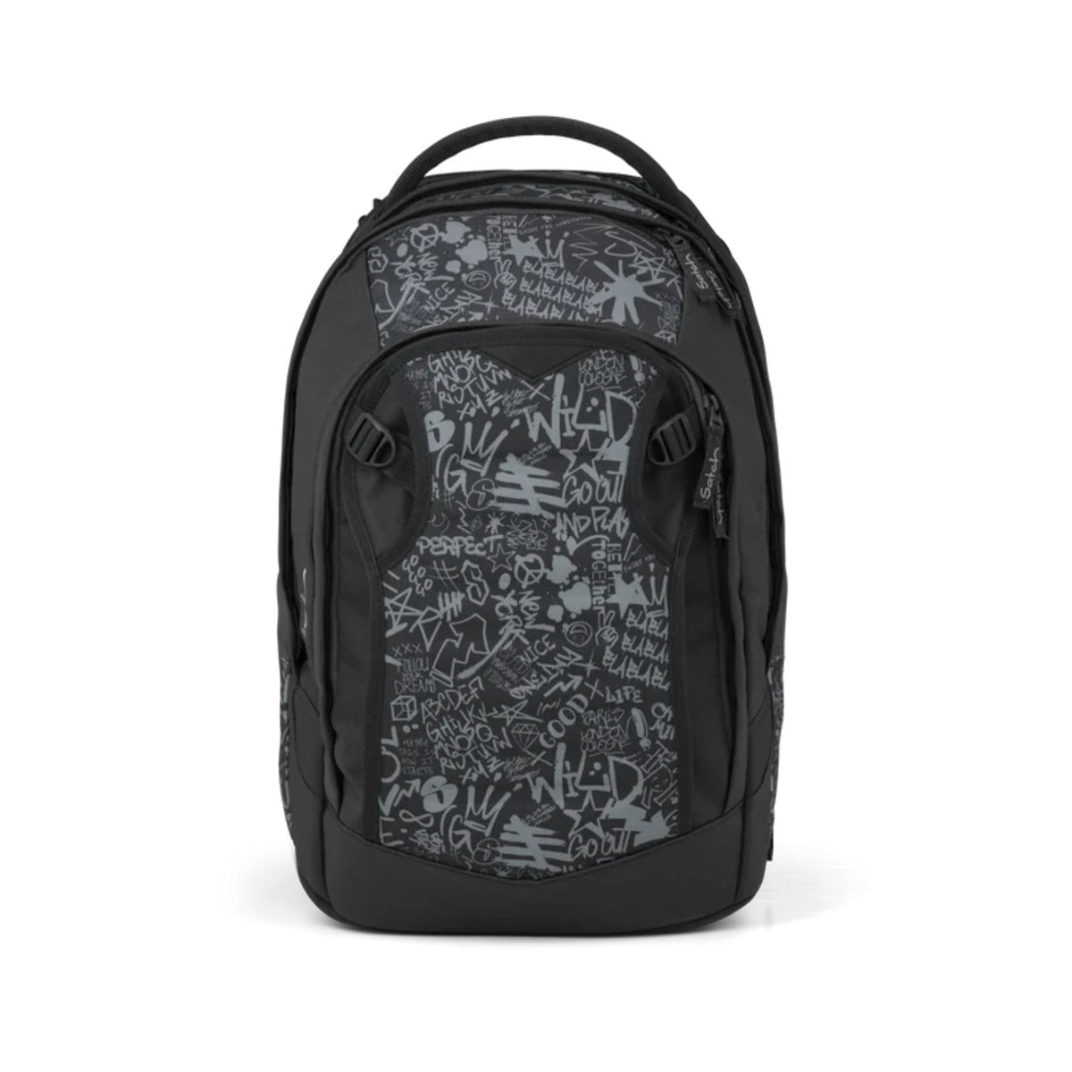 Satch Match Plus Street Ink Schulrucksack 30 + 5 Liter schwarz