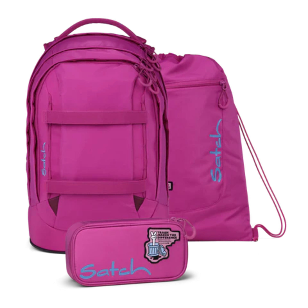 Satch Pack Schulrucksack-Set Fearless Pink 30 Liter