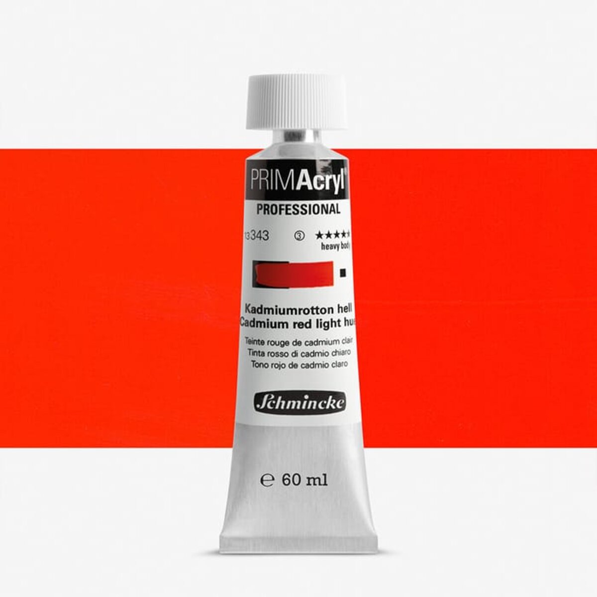 Schmincke PrimAcryl Professional 60ml Kadmiumrotton hell