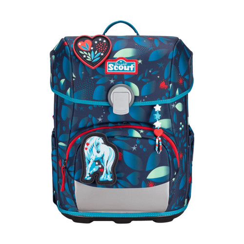 Scout Neo Schulranzen-Set LED White Unicorn 21,5 Liter