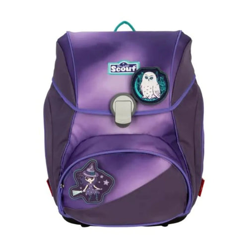 Scout Schulranzen-Set 4-teilig Alpha Exklusiv Superflash Purple Magic
