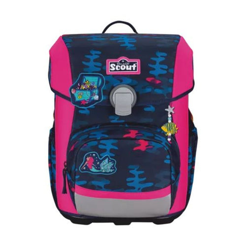 Scout Schulranzen-Set 4-teilig Neo DIN Magic Sea