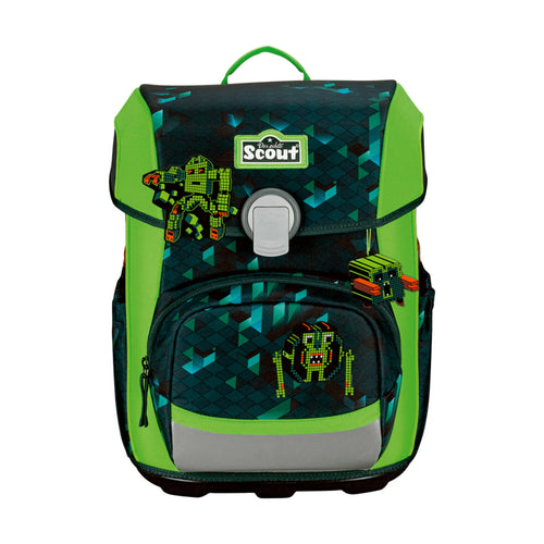 Scout Schulranzen-Set 4-teilig Neo DIN Cubes 21,5 Liter