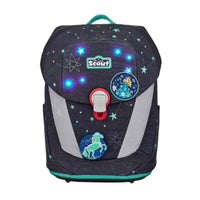 Scout Schulranzen-Set 4-teilig Sunny II LED Sternenhimmel