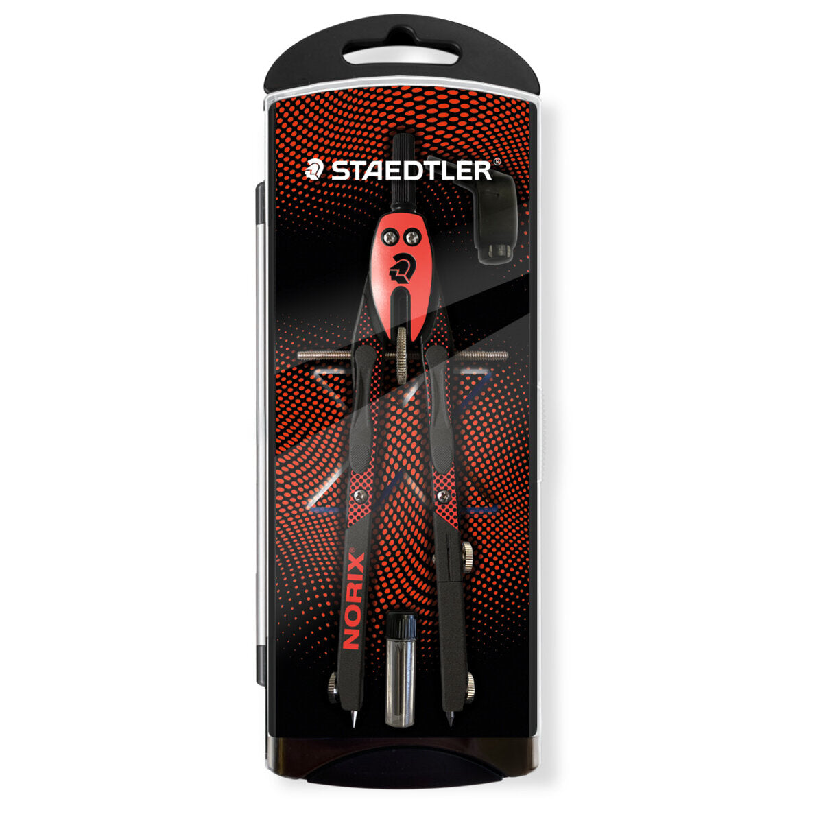 STAEDTLER® NORIX® 555 Schnellverstellzirkel, rot