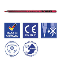 STAEDTLER® NORIX® 186 Buntstift, Kartonetui mit 12 Buntstiften in sortierten Farben