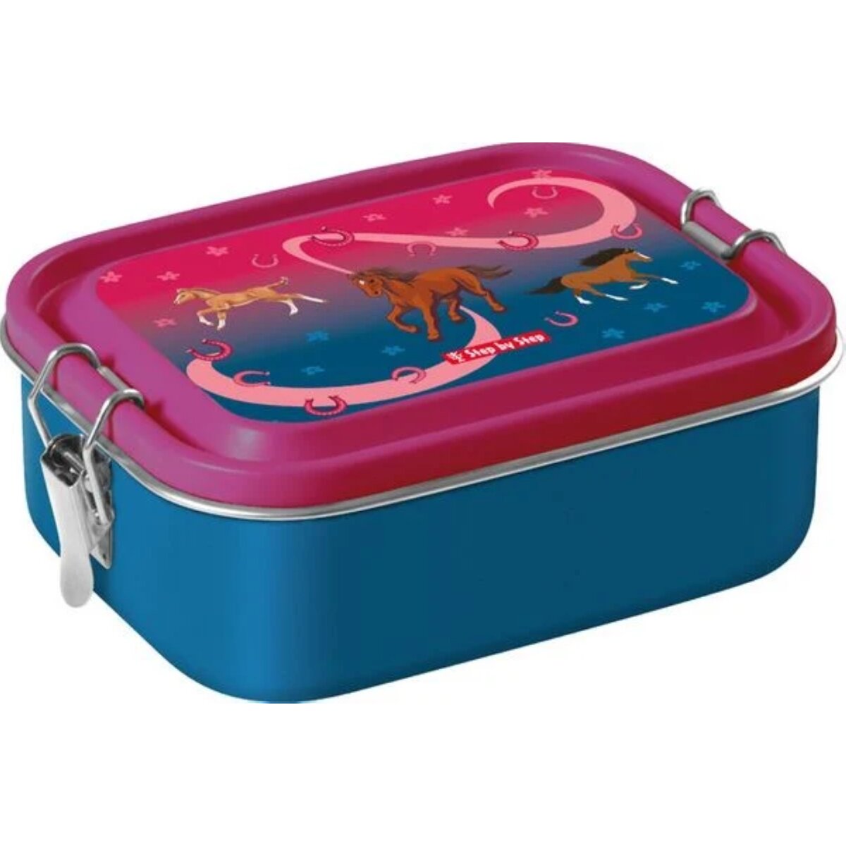 Step by Step Edelstahl-Lunchbox "Wild Horse"