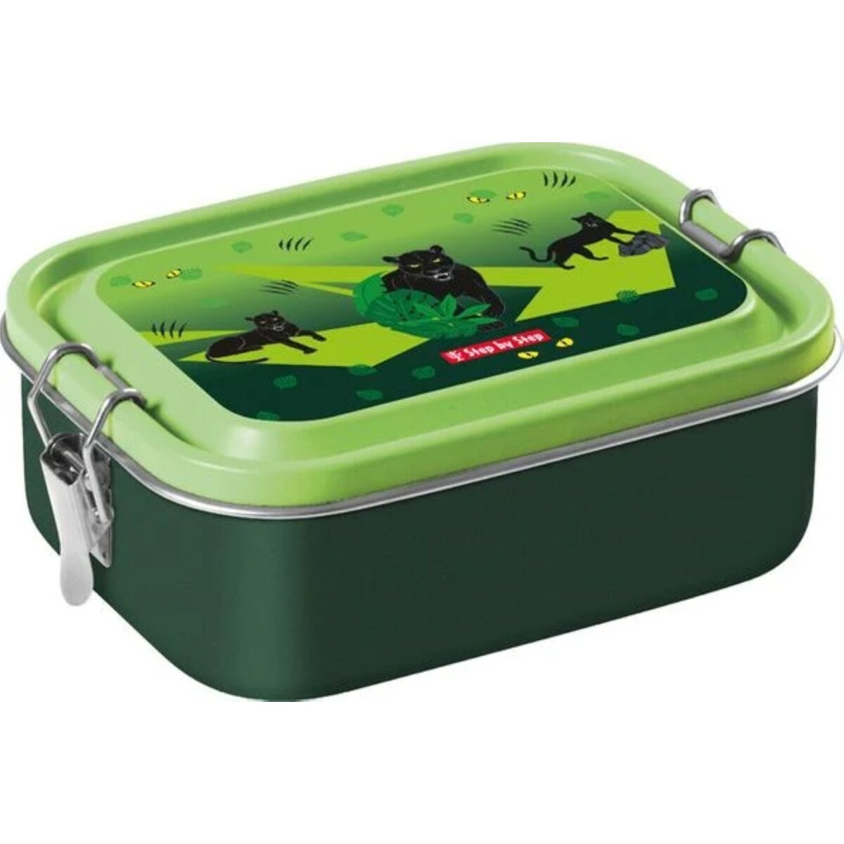 Step by Step Edelstahl-Lunchbox "Black Cat"