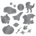 Step by Step Reflektierendes Sticker-Set "Schwarz"